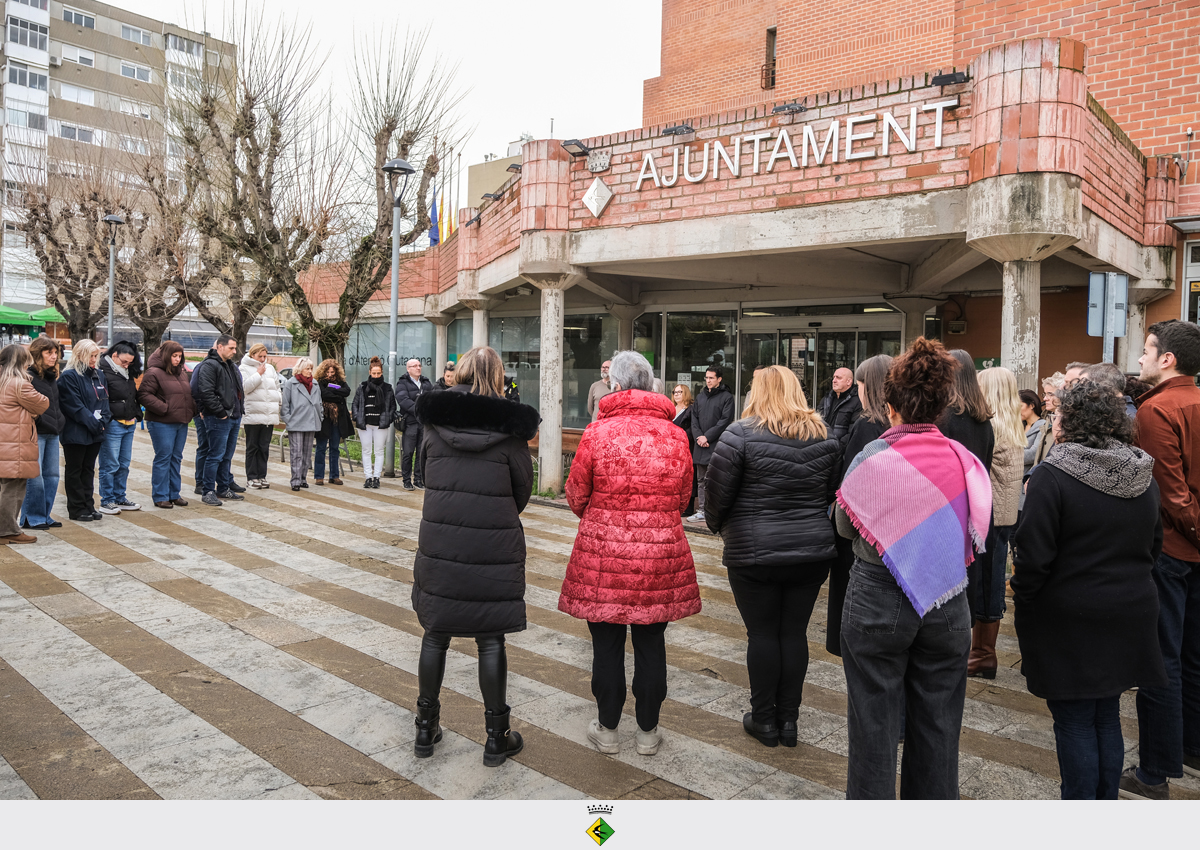 Minut de silenci per les víctimes del temporal Minut de silenci per les víctimes del temporal