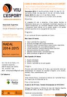 Cartell informatiu CIATE Nadal Badia 2014