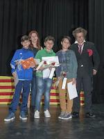 Infants premiats de 6è de primària