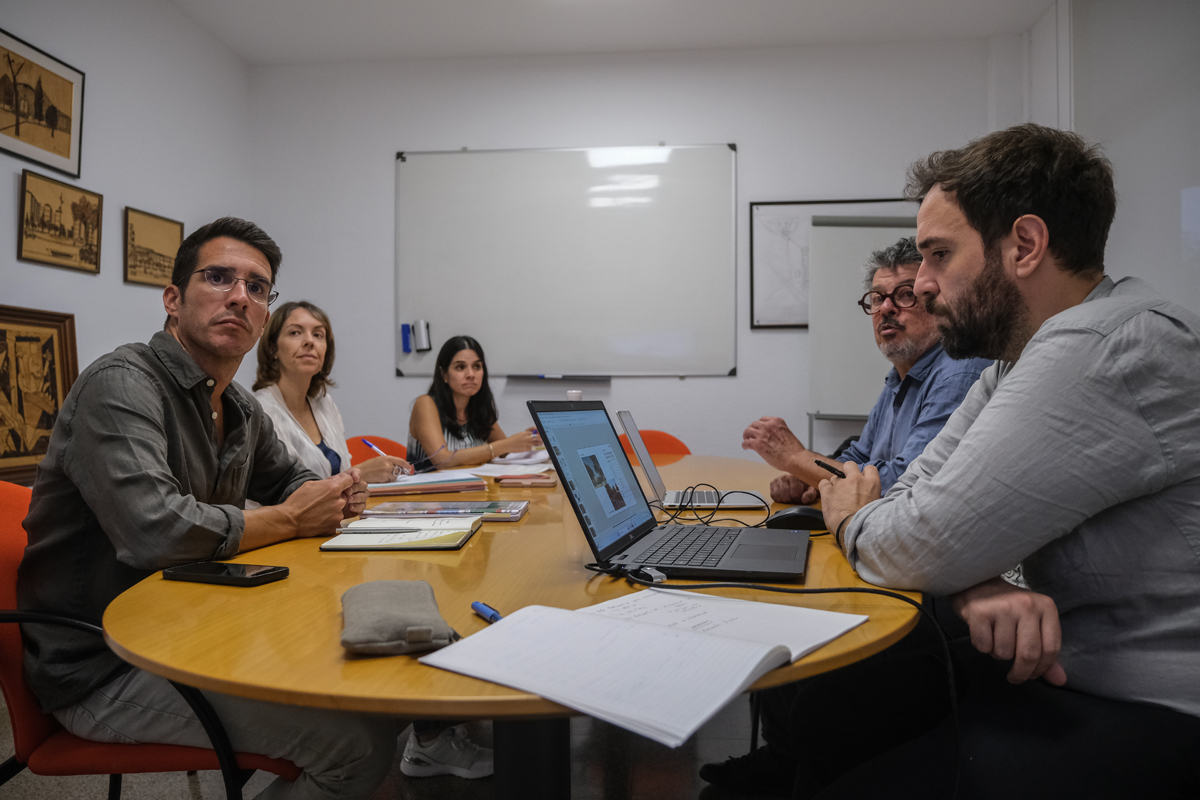 Reuni amb representants de lAMB per coordinar les obres de lascensor i les inversions previstes