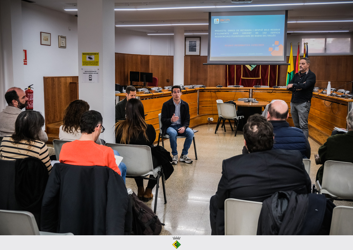 Presentaci dels projectes de retirada de lamiant