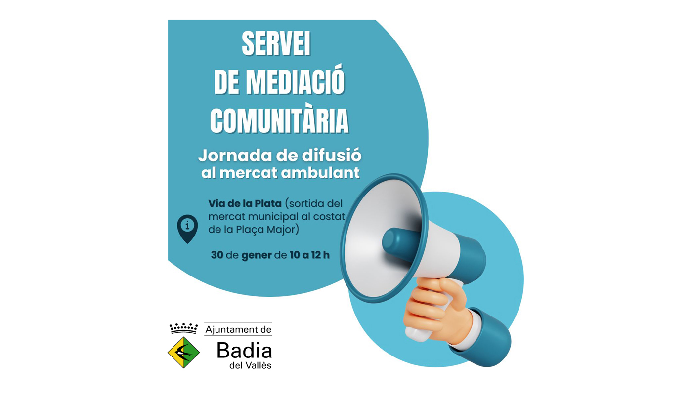 El Servei de Mediaci Comunitria es presenta al mercat ambulant