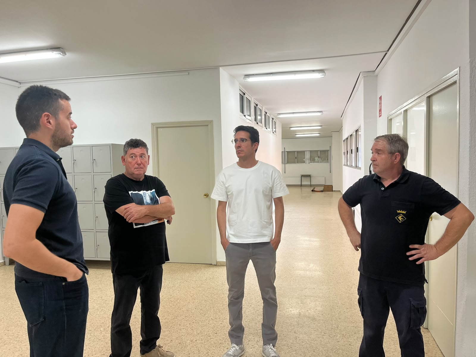 Visita d'obres a les escoles Visita d'obres a les escoles