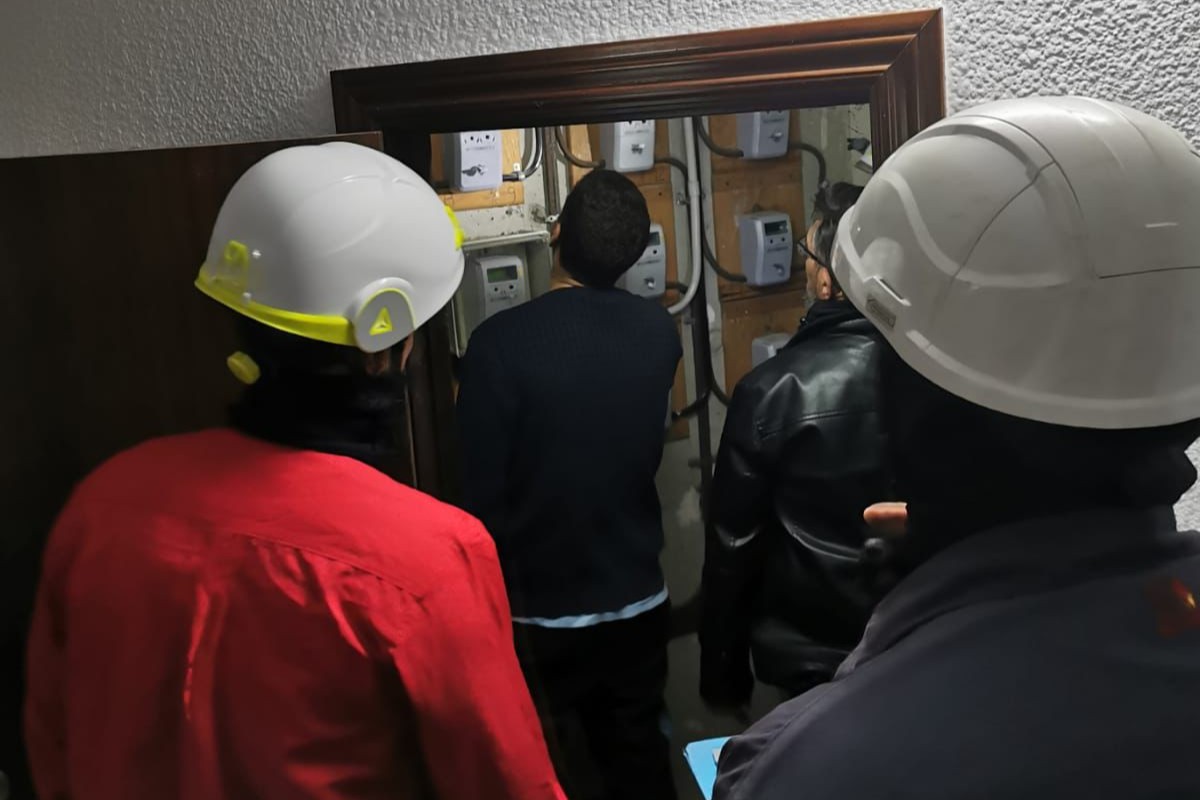 Fotografia de l'operatiu d'aquest matí Fotografia de l'operatiu d'aquest matí