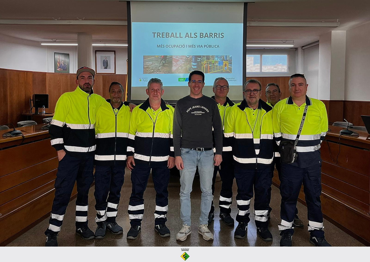 Més ocupació i més inversió a la via pública, amb 6 nous operaris Més ocupació i més inversió a la via pública, amb 6 nous operaris